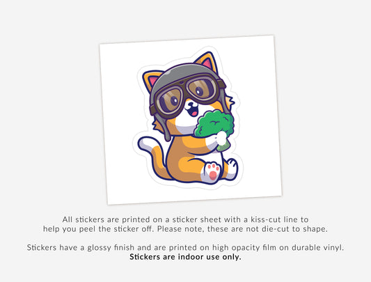 Legendary Rider Broccoli Sticker | The Empyrean