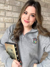 Basgiath War College Crest Quarter Zip | Fourth Wing