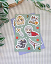 Maas Chibi Kiss Cut Sticker Sheets | ACOTAR | Throne of Glass | Crescent City | SJM