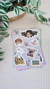 Maas Chibi Kiss Cut Sticker Sheets | ACOTAR | Throne of Glass | Crescent City | SJM