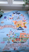 Travel Prythian Map Blanket | ACOTAR