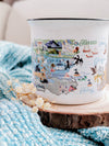 Travel Erilea Throne of Glass World Map Ceramic Mug