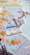 Travel Erilea Throne of Glass World Map Blanket