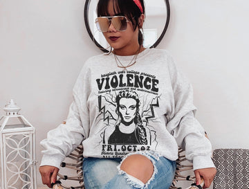 Violence Concert (BW) Sweatshirt | Fourth Wing