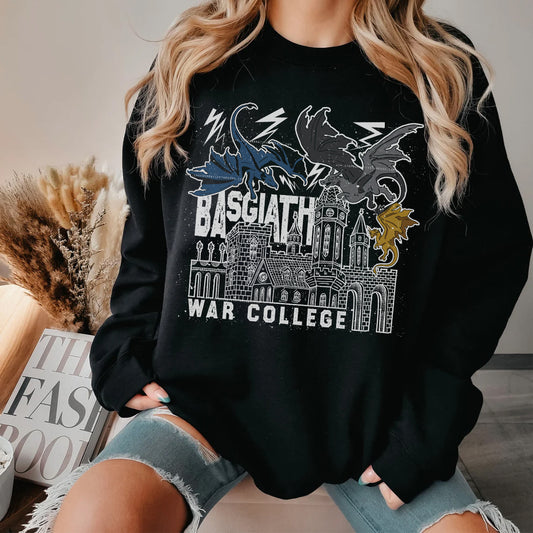 Basgiath War College Campus Sweatshirt | Fourth Wing
