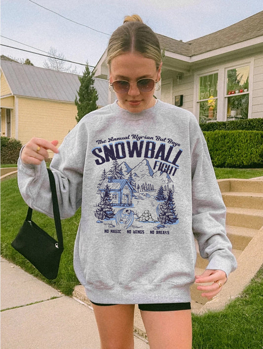 Illyrian Snowball Fight Sweatshirt | ACOTAR