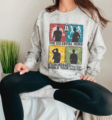 The Celestial Heirs Starcrossed World Tour Sweatshirt | Zodiac Academy