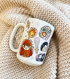 Bryce and Ruhn Chibi Style Mug | Crescent City