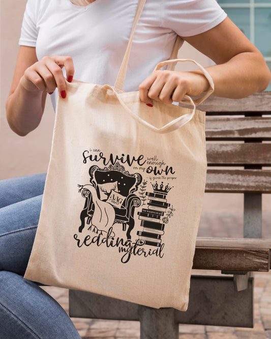 I Can Survive Well Enough on My Own Tote Bag | Throne of Glass