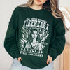 Fireheart Vintage Concert Sweatshirt (B&W) | Throne Of Glass