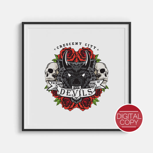 Pack of Devils Digital Print | Crescent City