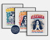 Retro Band Poster Digital Print Bundle | ACOTAR | Crescent City | Throne of Glass
