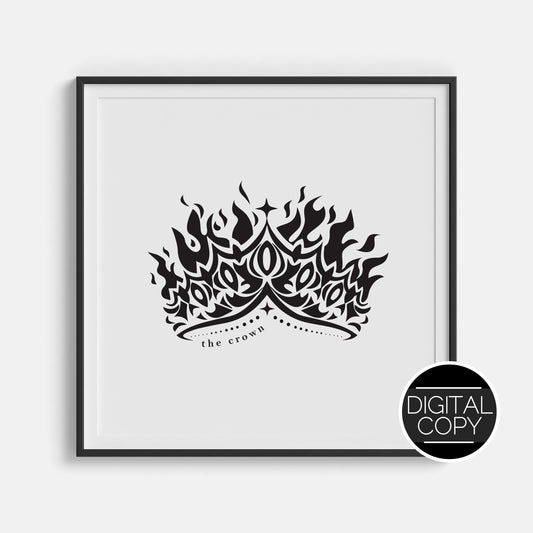 Dread Trove Crown Digital Print | ACOTAR