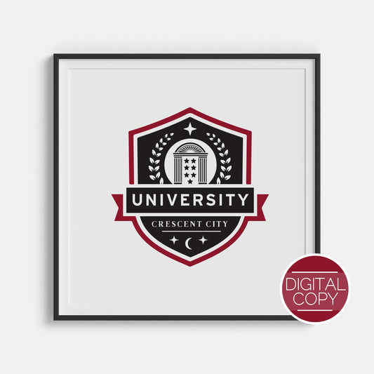 Crescent City University Digital Print | Crescent City