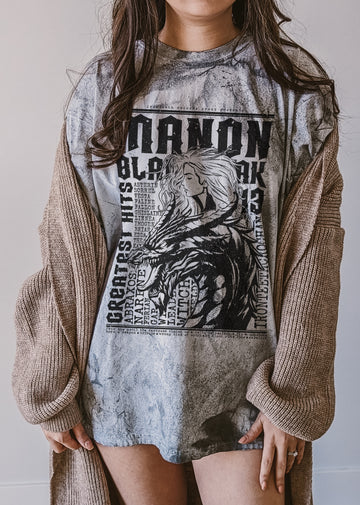 Manon Blackbeak Greatest Hits Vintage T-Shirt | Throne of Glass
