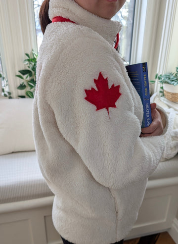 Heated Rivalry DIY Team Canada Fleece
