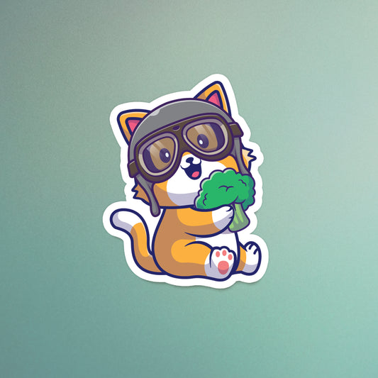 Legendary Rider Broccoli Sticker | The Empyrean
