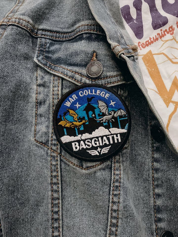 Retro Basgiath Circle Patch | Fourth Wing