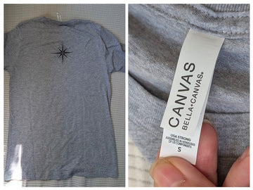 Sample Sale: Nessian Tattoo T-Shirt Size S, Athletic Grey