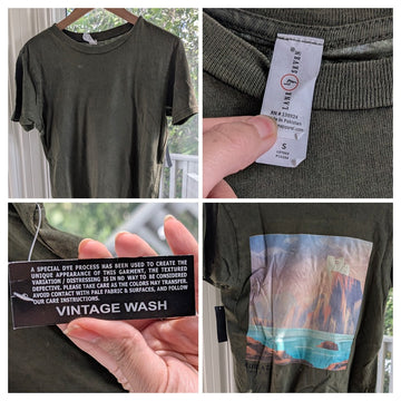 Sample Sale: Adriata Vintage Wash Green S