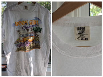 Sample Sale: Book Girl Summer Bookmobile Tee XL