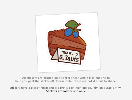 Chocolate Cake Sticker | The Empyrean