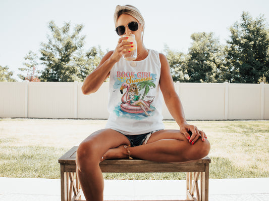 Pool Day Tank Top | Book Girl Summer