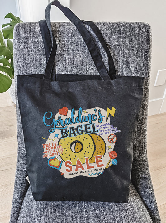 Geraldine's Bagel Sale Tote Bag | Zodiac Academy