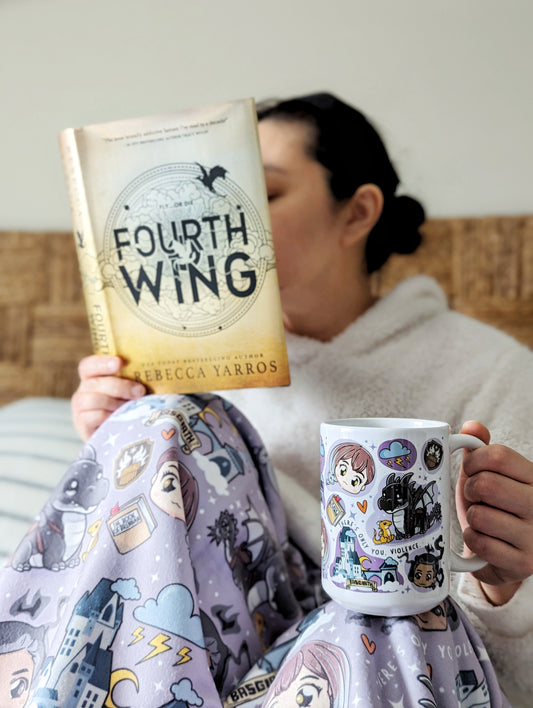 Fourth Wing Chibi Style Mug | Fourth Wing