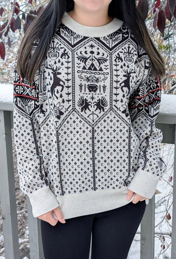 Maasverse Solstice Relaxed Fit Knit Sweater