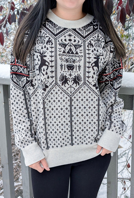 Maasverse Solstice Relaxed Fit Knit Sweater