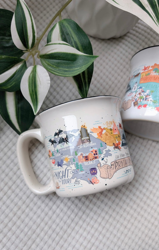 Travel Prythian Map Ceramic Mug | ACOTAR