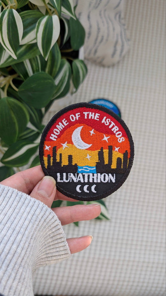 Retro Lunathion Home Of The Istros Circle Patch | Crescent City