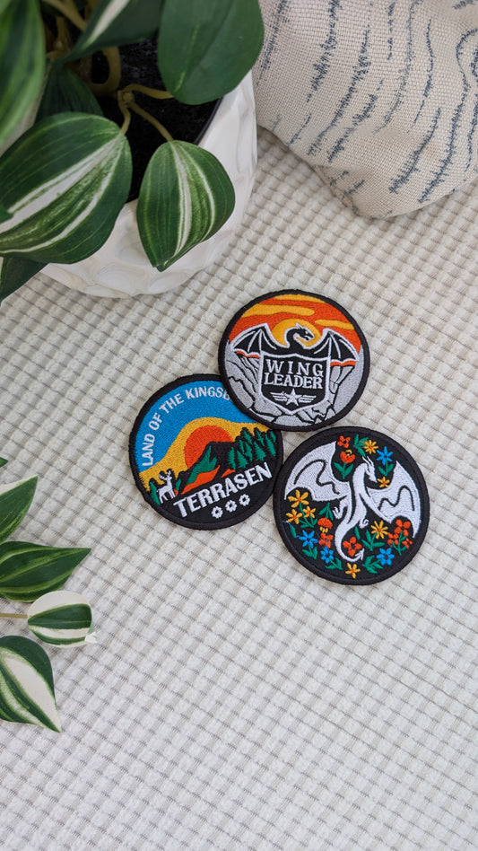 Ferian Gap Wing Leader Circle Patch | Throne of Glass