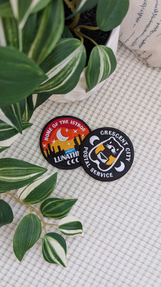 Retro Lunathion Home Of The Istros Circle Patch | Crescent City
