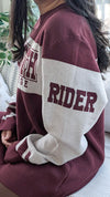 Basgiath RIDER Varsity Knit Classic Fit [Burgundy] | Fourth Wing