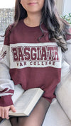 Basgiath SCRIBE Varsity Knit Classic Fit [Burgundy] | Fourth Wing