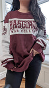 Basgiath RIDER Varsity Knit Classic Fit [Burgundy] | Fourth Wing