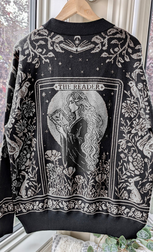 The Reader Knit Cardigan [Grey]