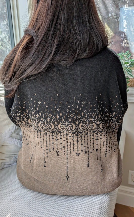 Celestial Dragon Relaxed Fit Knit Sweater
