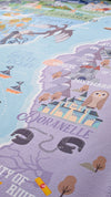 Travel Erilea Throne of Glass World Map Blanket