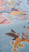 Travel Erilea Throne of Glass World Map Blanket
