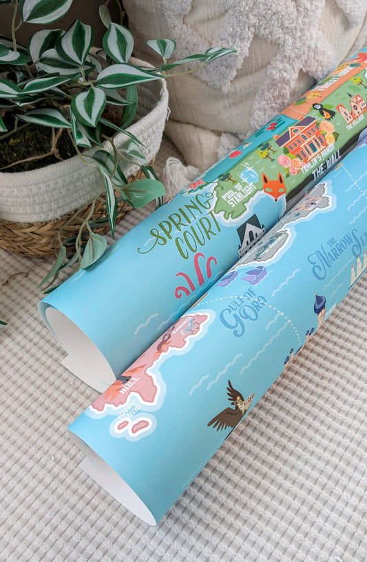 Travel Erilea Poster Print | Throne of Glass