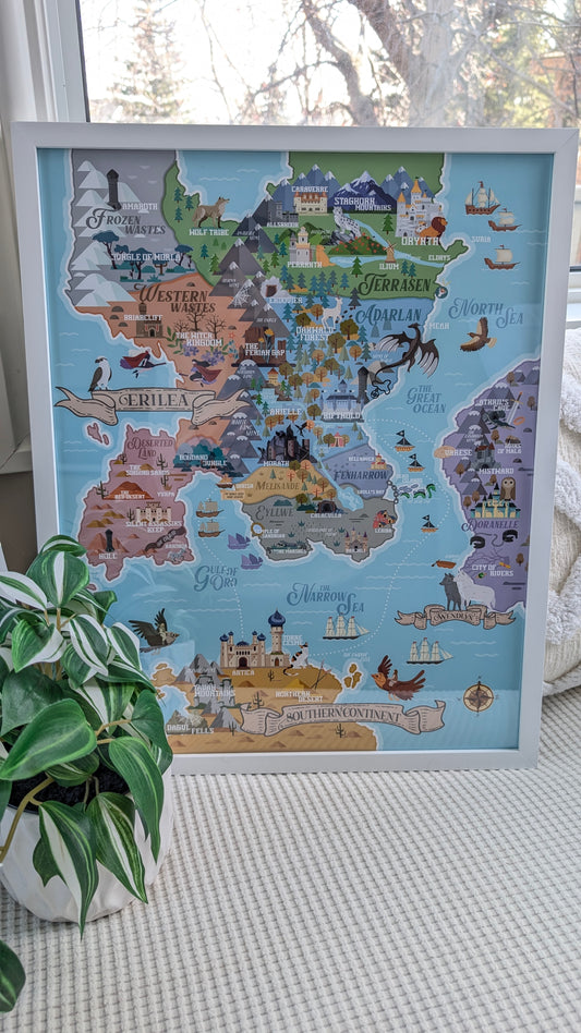 Travel Erilea Poster Print | Throne of Glass