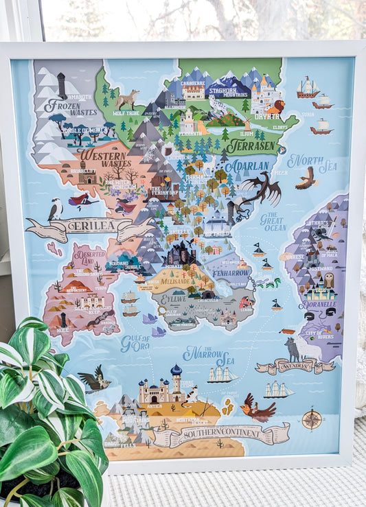 Travel Erilea Poster Print | Throne of Glass