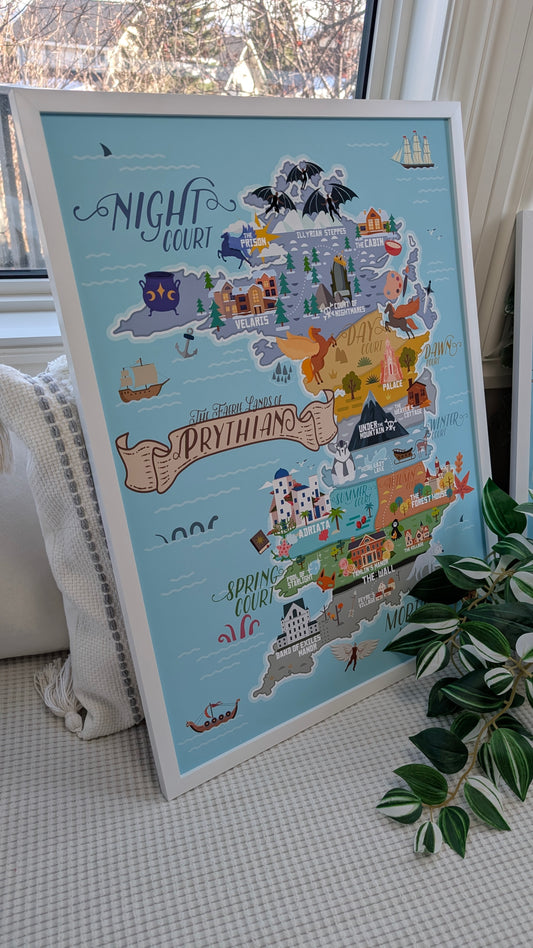 Travel Prythian Poster Print | ACOTAR