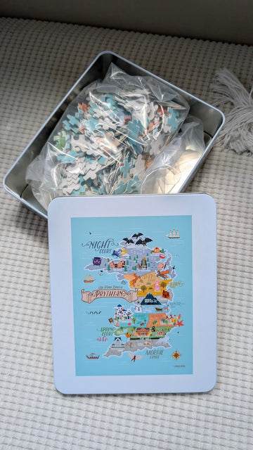 Sample Sale: Prythian Map Puzzle
