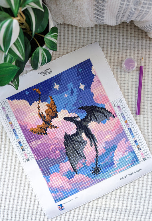 Flying Lessons Diamond Painting Kit | Fourth Wing