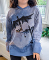 Dawn Flight Knit Hoodie | Fourth Wing