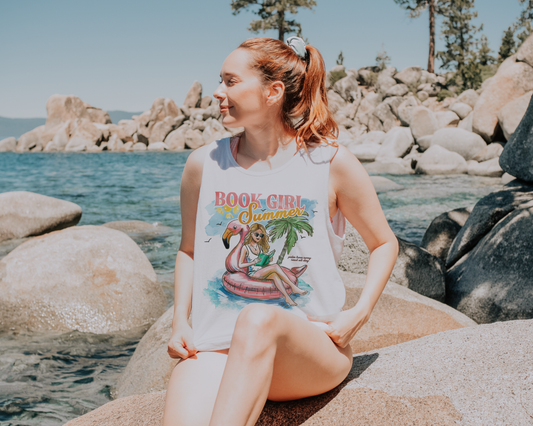 Pool Day Tank Top | Book Girl Summer
